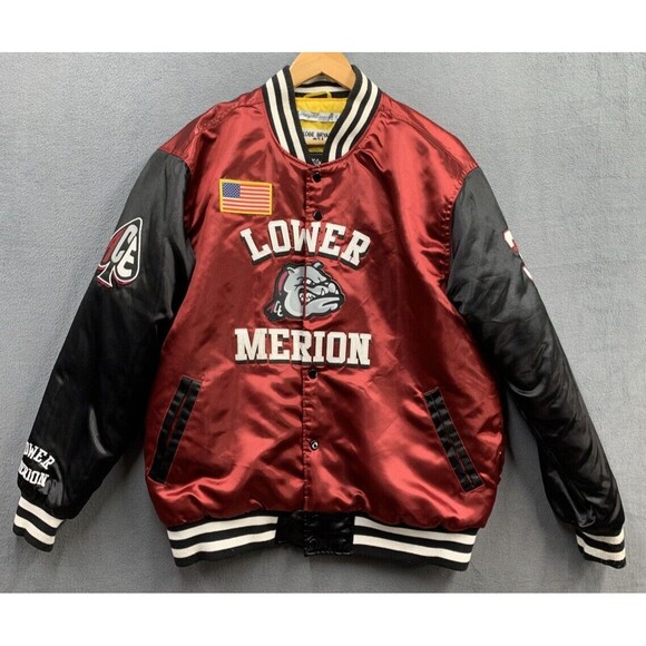 Kobe Bryant Men's Headgear Classics Lower Merion High School Satin Jacket Sz XXL